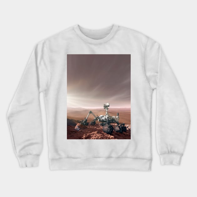 Mars rover Curiosity (C024/6719) Crewneck Sweatshirt by SciencePhoto